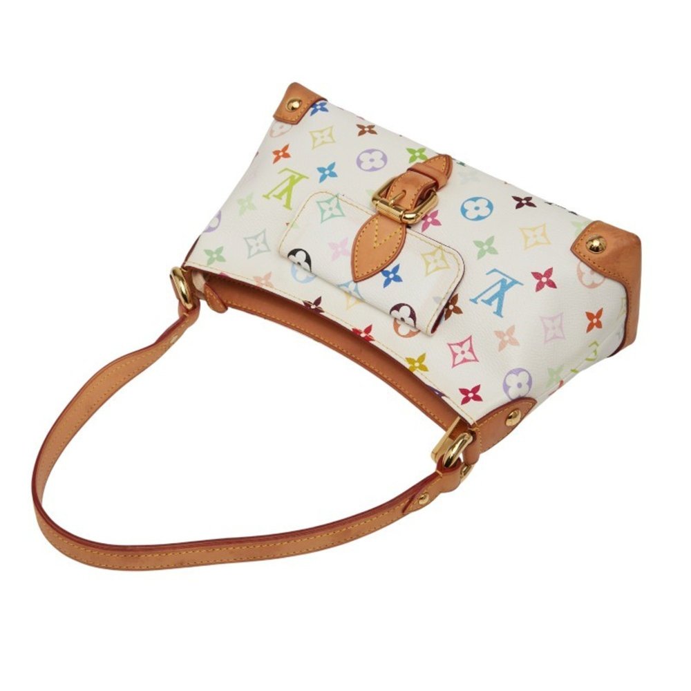Louis Vuitton Monogram Multicolore Eliza Shoulder Bag M40098 in Bron White Le... - Picture 9 of 12